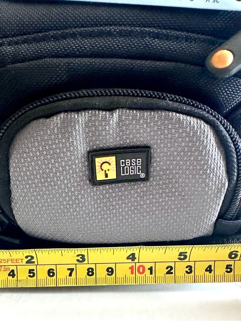 Case Logic Black Compact Camera Case with Orange Accent
